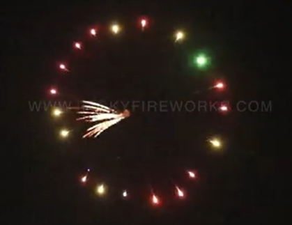 3" Colorful Ring w/ Horse Tail